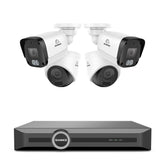 EH500 - 5MP 8 Channel PoE Security System, 6MP NVR, S+265., Human & Vehicle Detection, Color Night Vision, Smart Playback, IP67, Audio Recording, Smart Notification with Image Attached